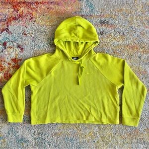 NIKE, Lime, size large, cropped, hoodie.